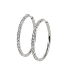 LUCY med stein 35 mm, øyreringar