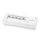 Armlenkje med emaljehjerter - rosemotiv